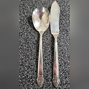 Oneida Community Plate King Cedric 1933 Sugar Spoon/Master Butter